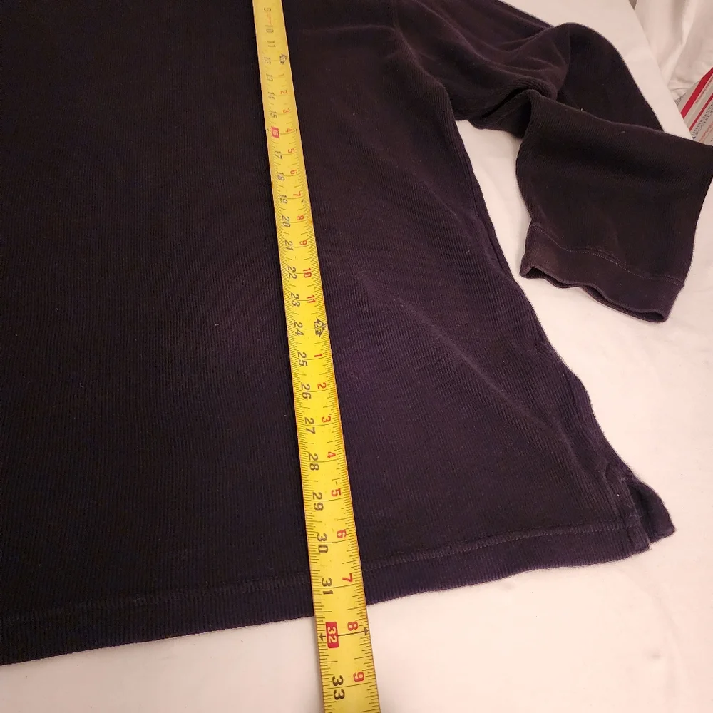 Ralph Lauren‎ Chaps Vintage Black V-Neck Y2K Retro Sweater. Size XXL